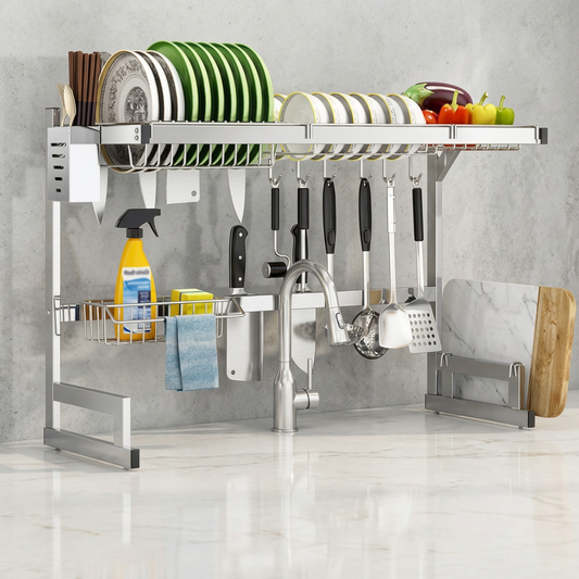 Kitchen Sink Shelf Organizer™ | 2-Tier Cabinet Storage Rack