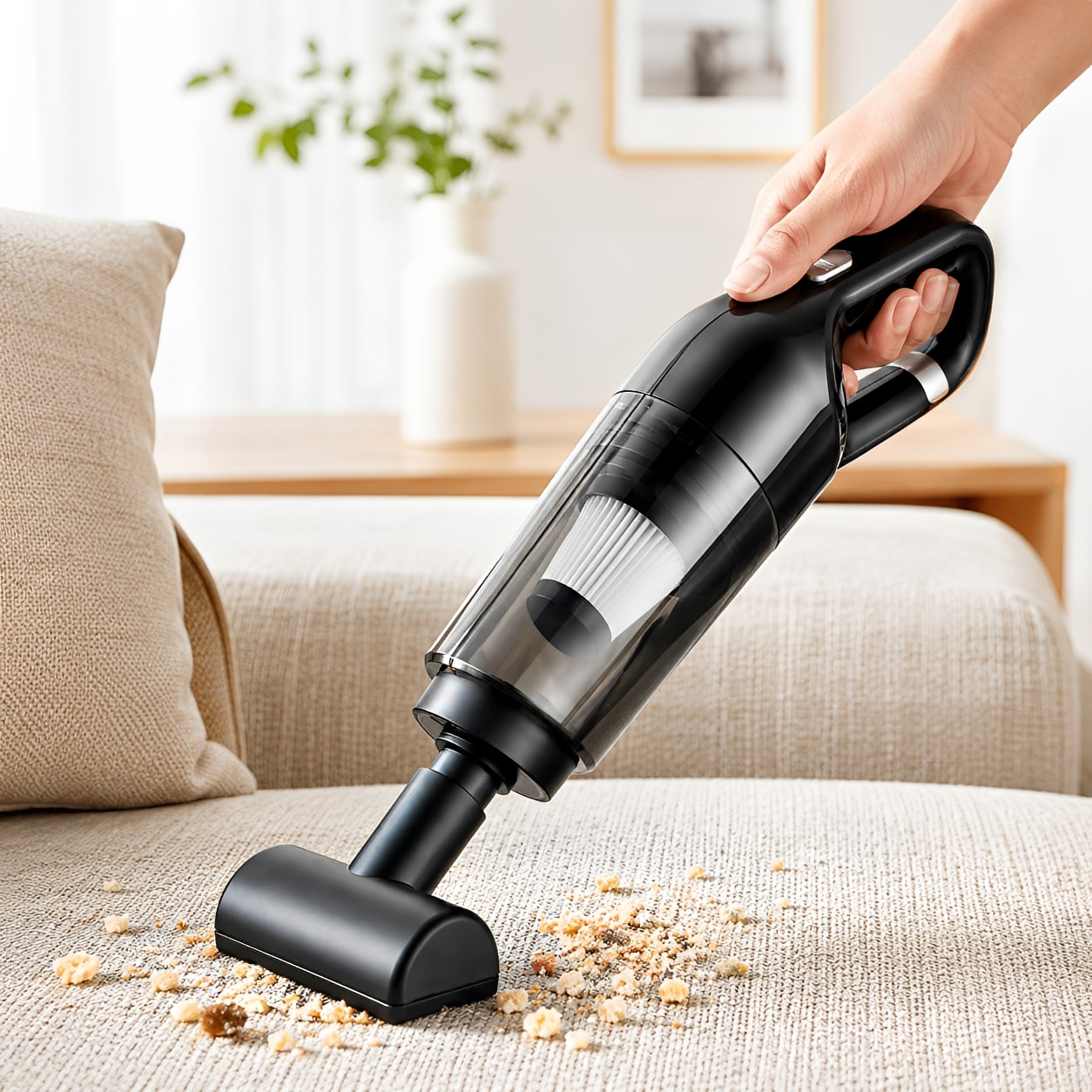 Mini Handheld Vacuum Cleaner™ | Cordless Rechargeable Portable Vacuum for Home & Car