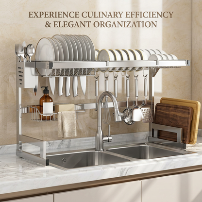 Kitchen Sink Shelf Organizer™ | 2-Tier Cabinet Storage Rack