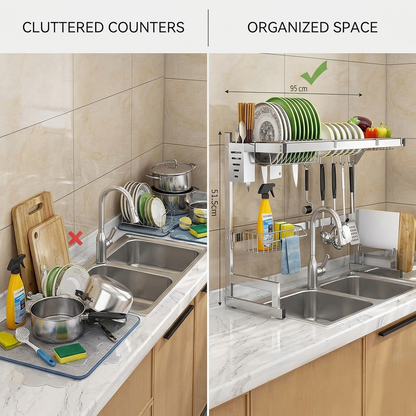 Kitchen Sink Shelf Organizer™ | 2-Tier Cabinet Storage Rack