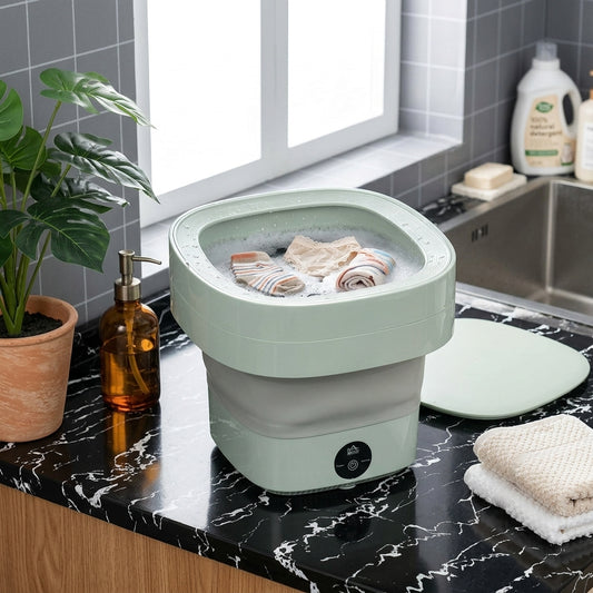 Foldable Mini Laundry Machine™ | Portable Compact Washing Machine