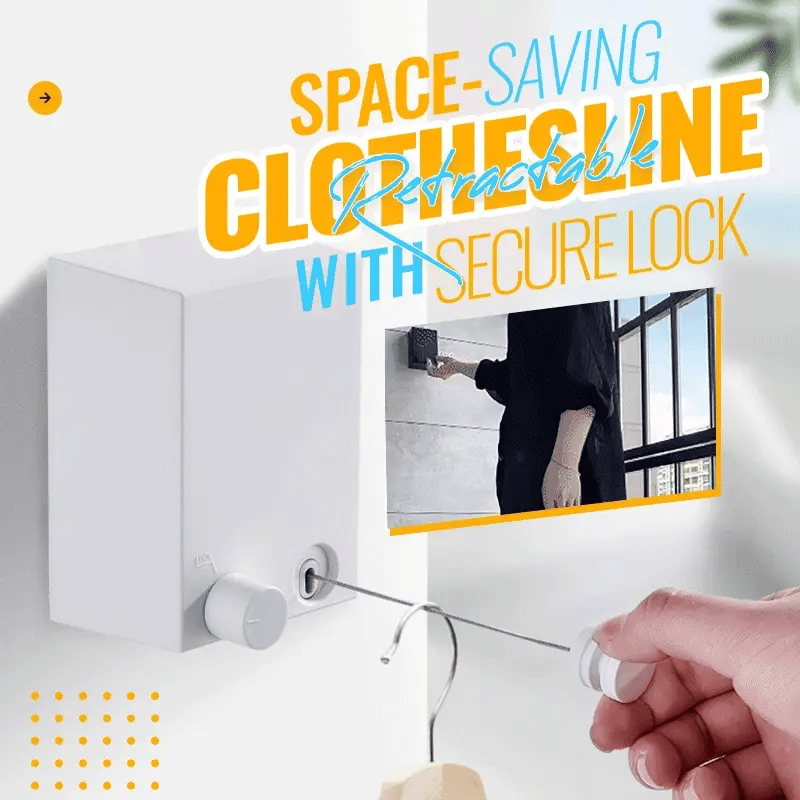 Telescopic Clothesline | Retractable Clothes Drying Rope