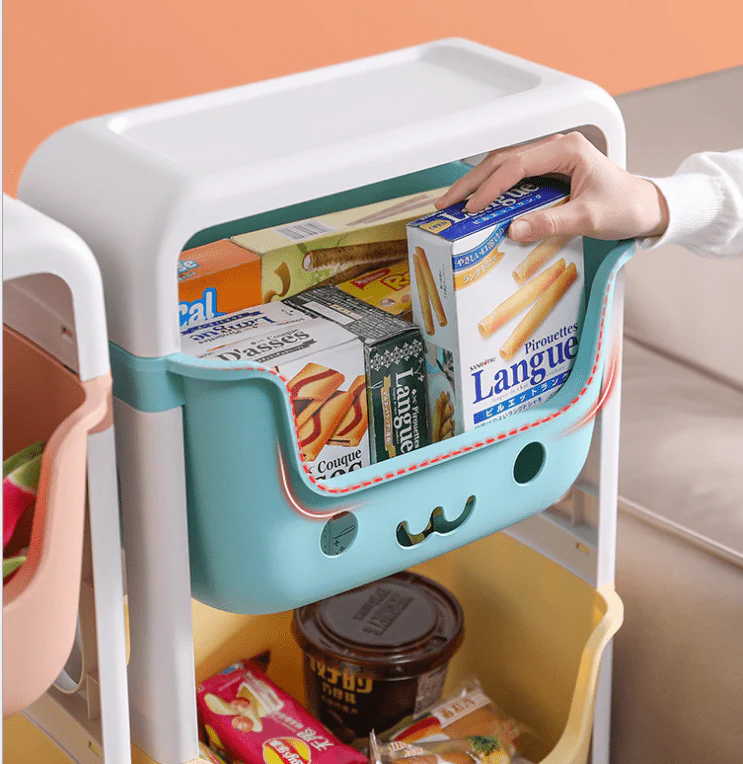 Kids Storage Rack | Toy Organizer & Multi-Tier Storage Shelf | Nestora