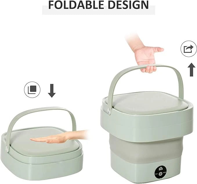 Foldable Mini Laundry Machine | Portable Compact Washer