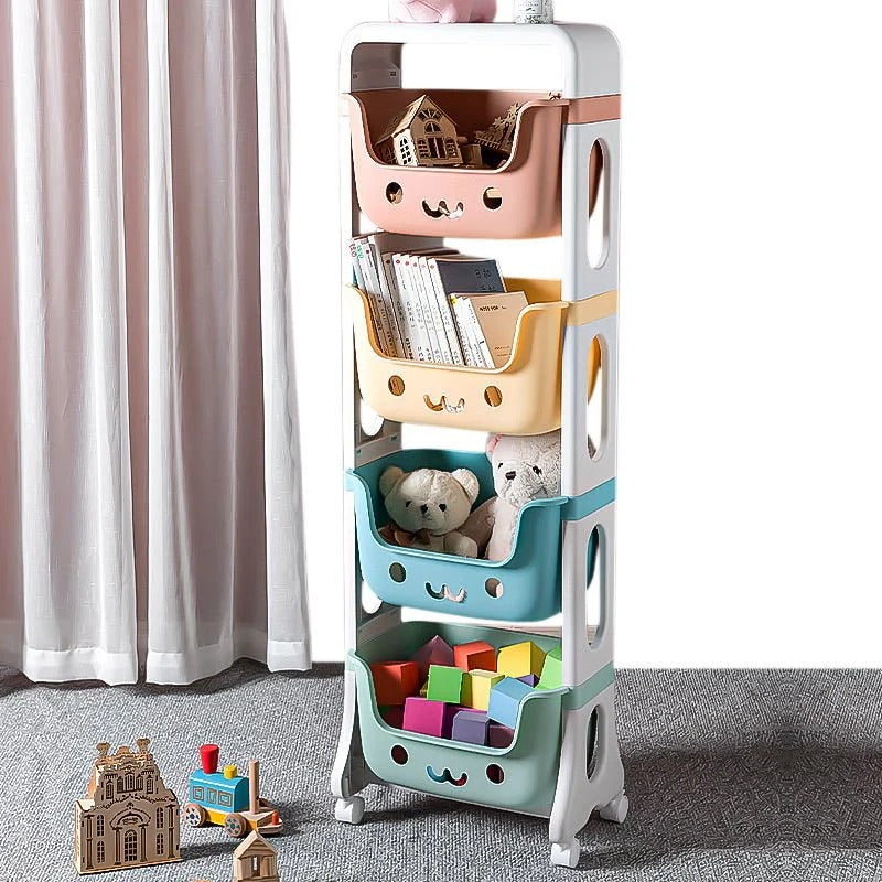 Kids Storage Rack | Toy Organizer & Multi-Tier Storage Shelf | Nestora