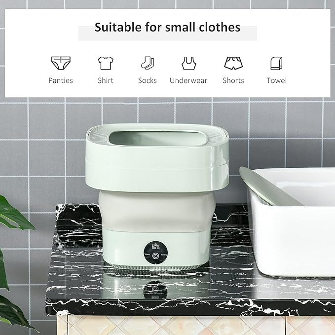 Foldable Mini Laundry Machine | Portable Compact Washer