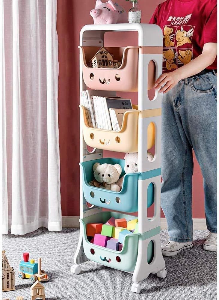 Kids Storage Rack | Toy Organizer & Multi-Tier Storage Shelf | Nestora