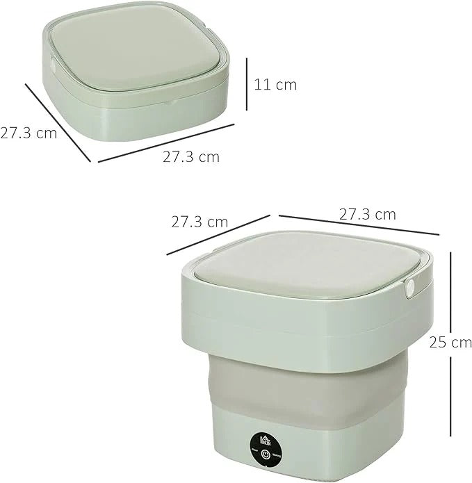 Foldable Mini Laundry Machine | Portable Compact Washer