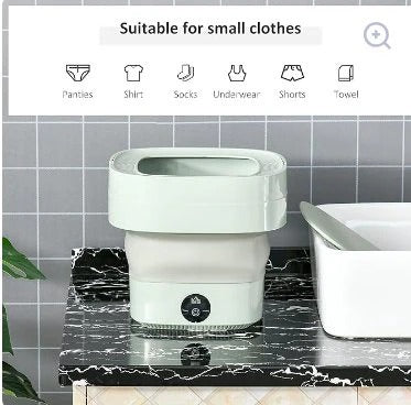 Foldable Mini Laundry Machine | Portable Compact Washer